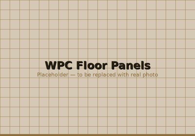 WPC floor panels
